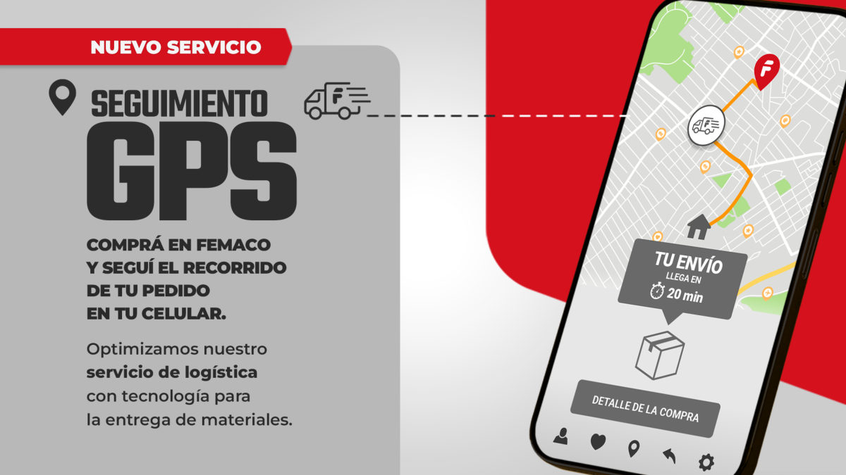 Seguimiento GPS de entregas Femaco