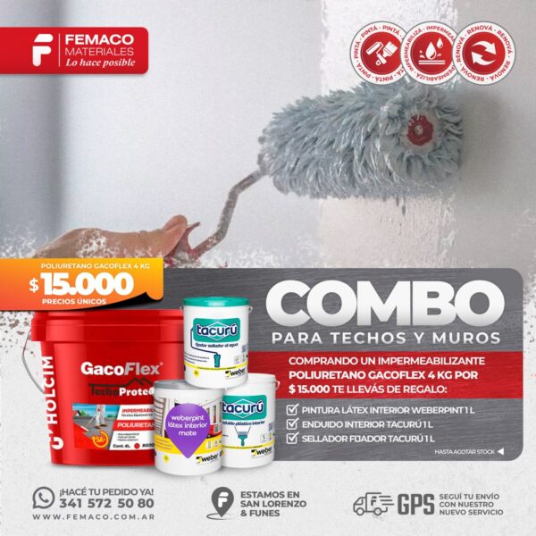 COMBO TECHOS Y MUROS